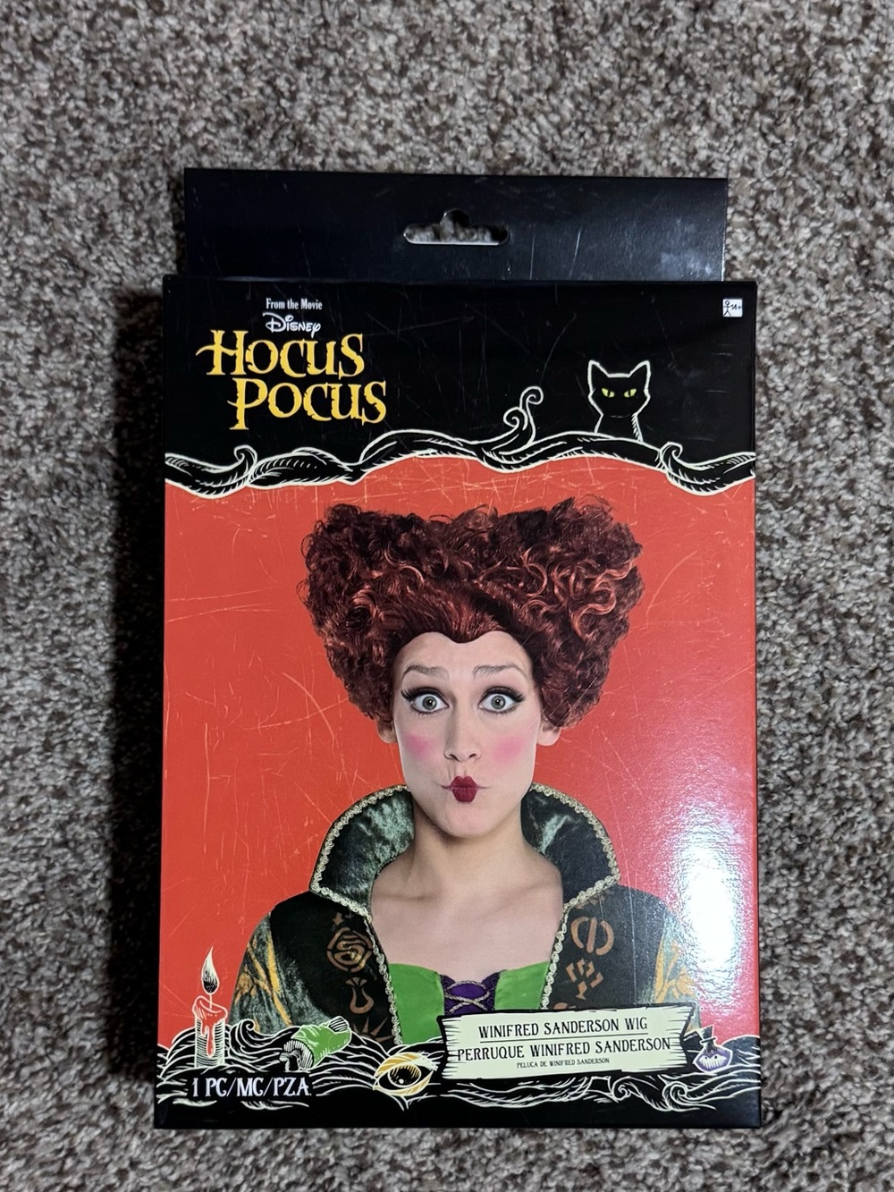 Disney Hocus Pocus Winifred Sanderson Curly Red Costume Wig